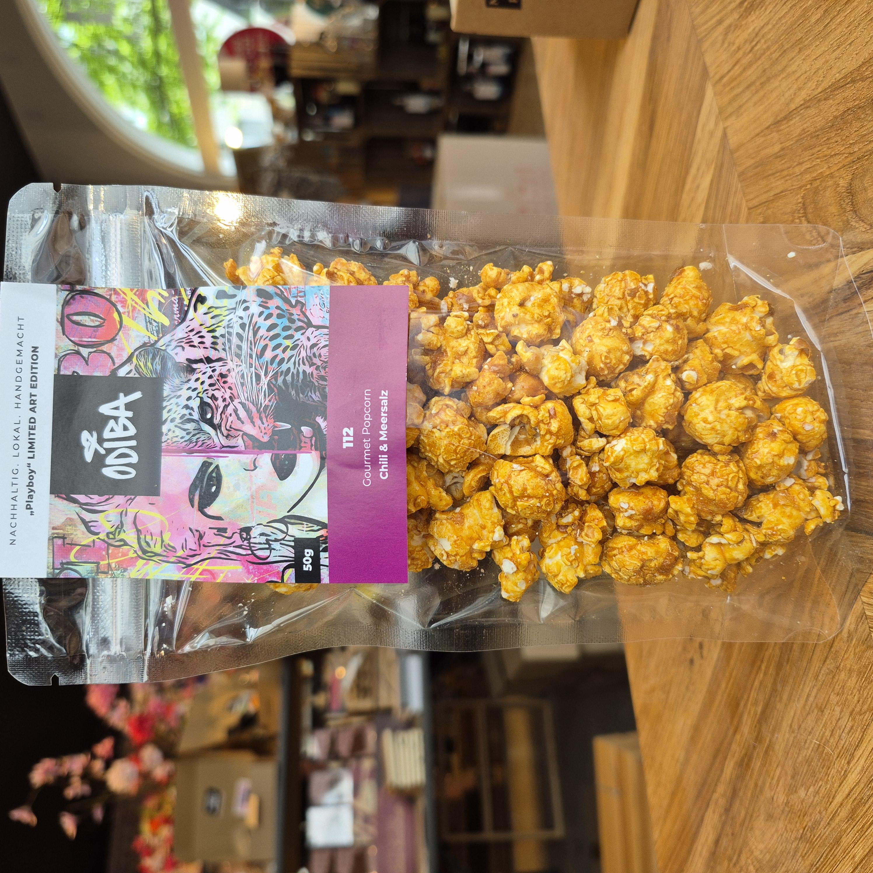 112 ODIBA Gourmet Popcorn Chili & Meersalz