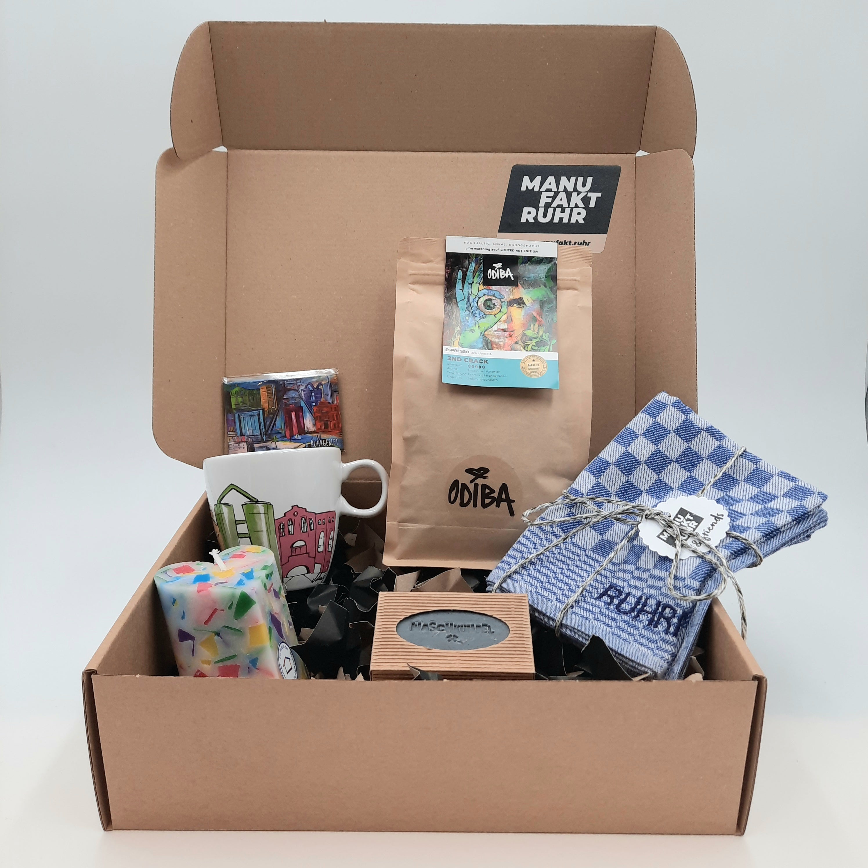 Geschenk Box Der Pott ist bunt