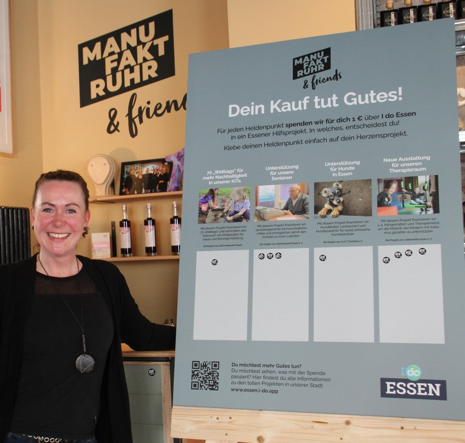 Heldenwand in der Manufakt.Ruhr mit Edyta