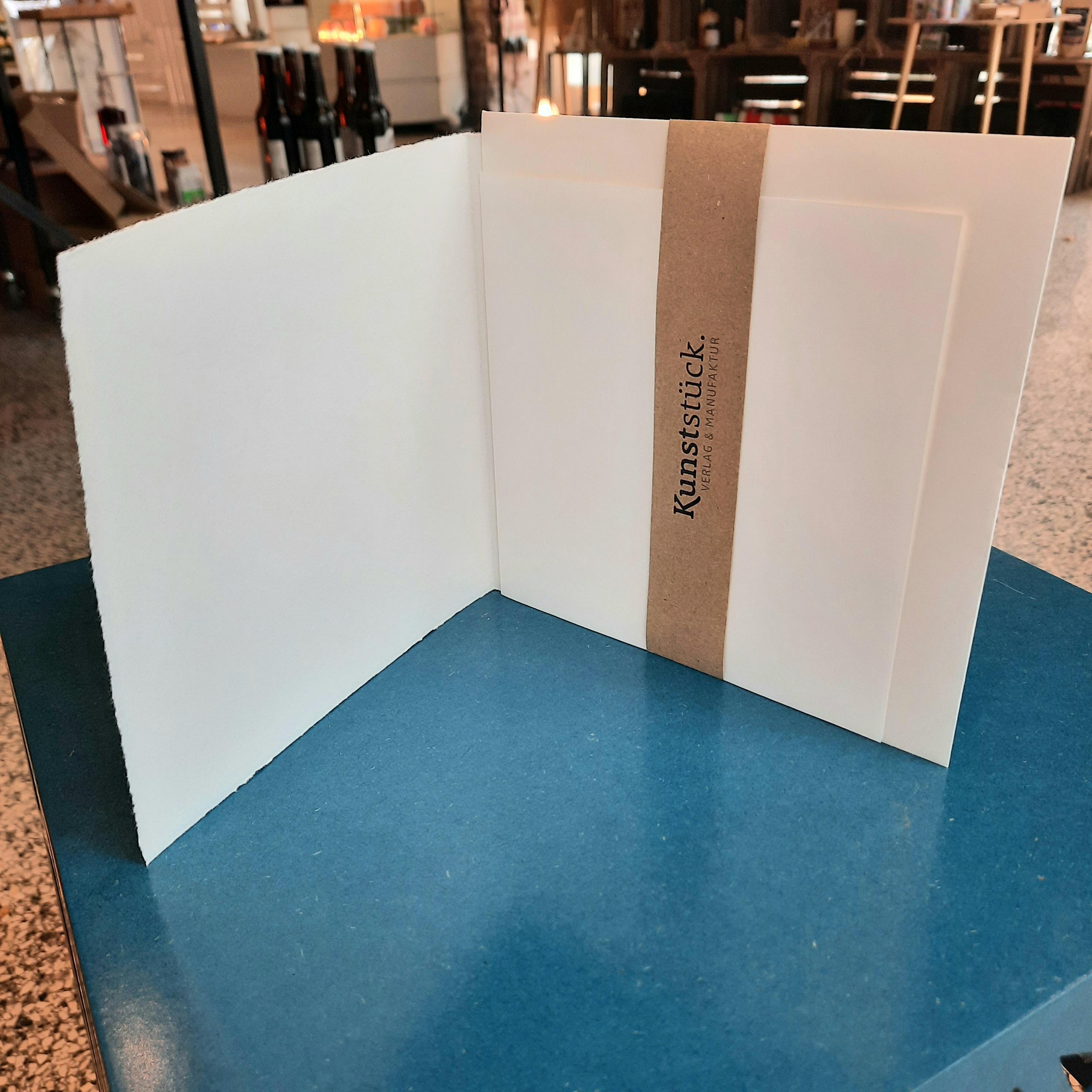 Hochzeitskarte Ringe