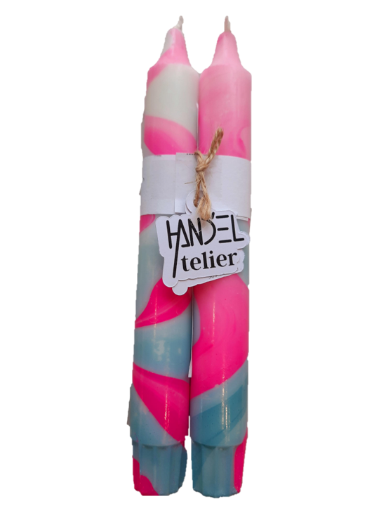Kerzenset Rosa von der Manufakt.Ruhr