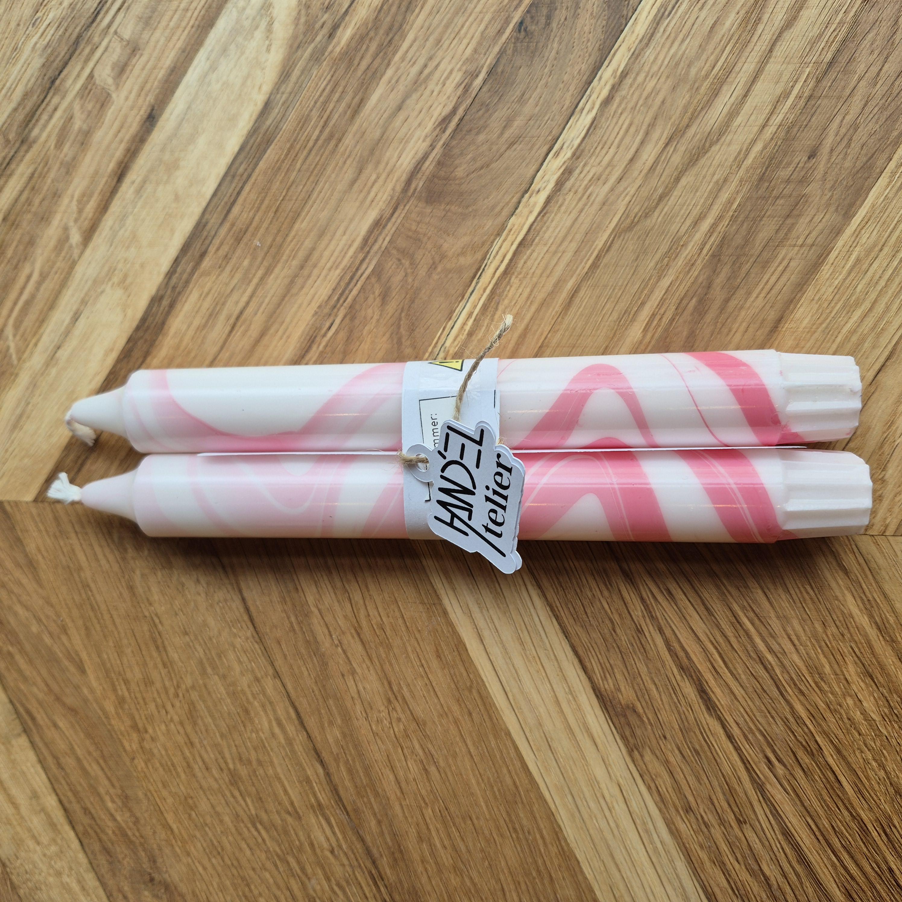 Kerzenset Rosa von der Manufakt.Ruhr