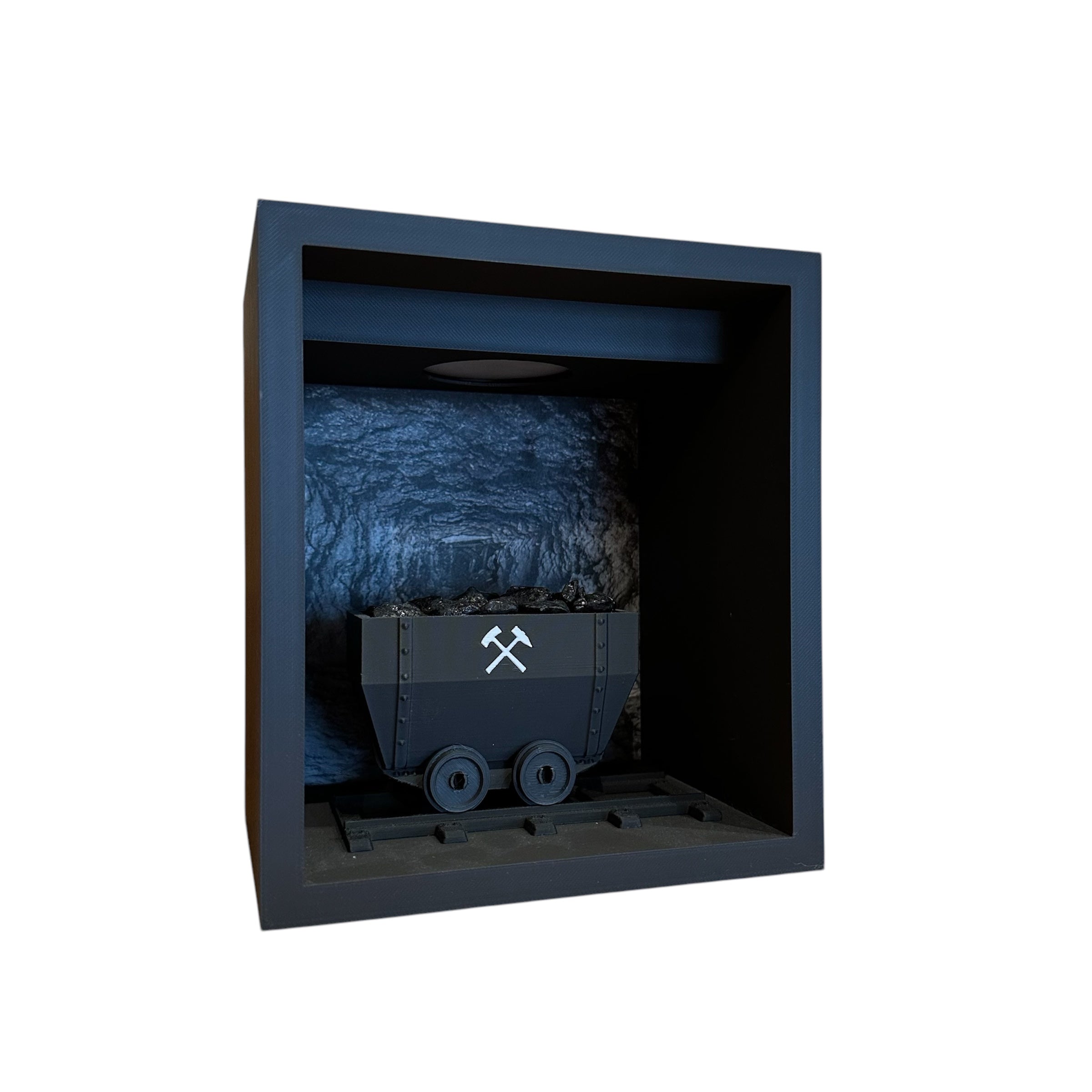 Kohlestollenkasten Farbe schwarz