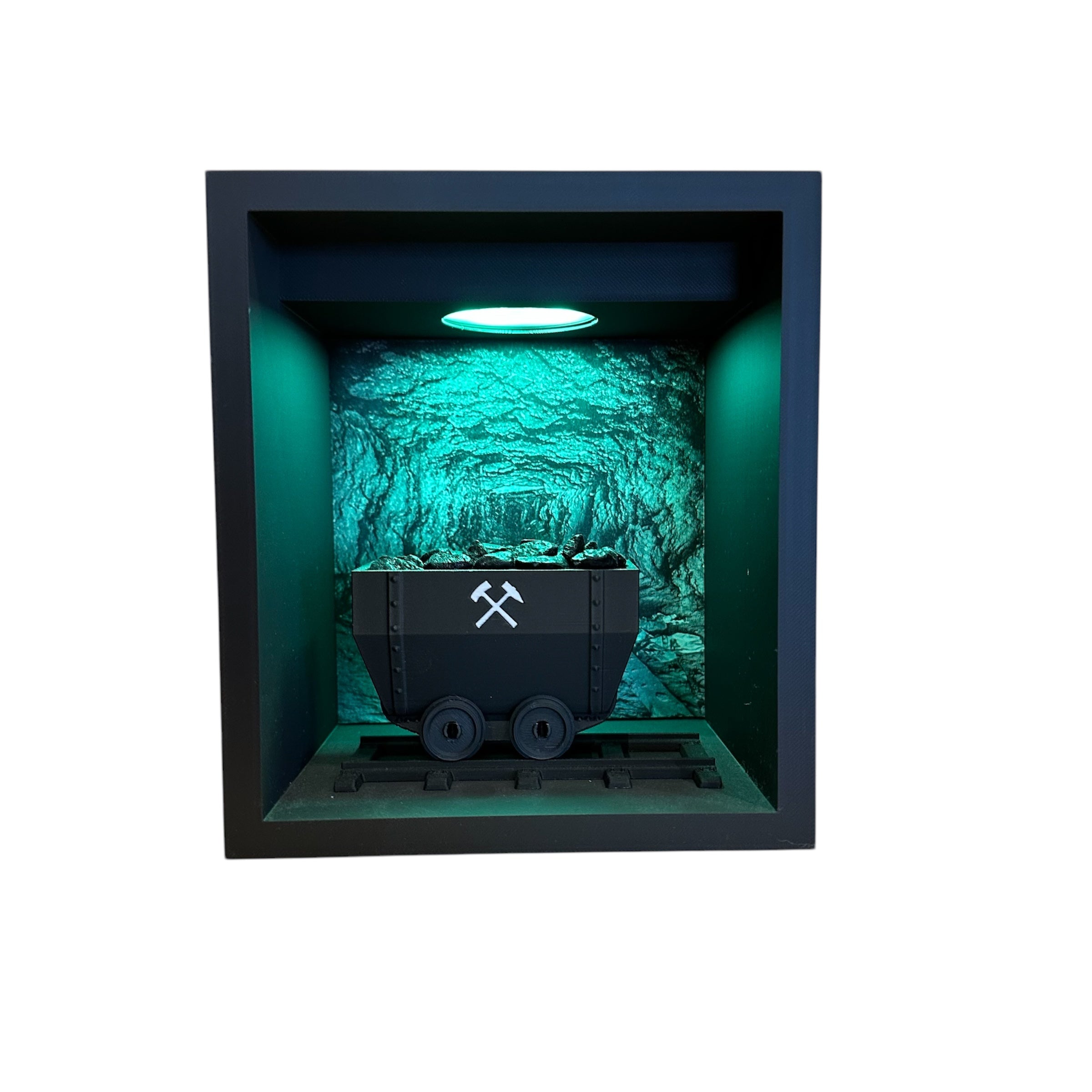 Kohlestollenkasten Farbe grün