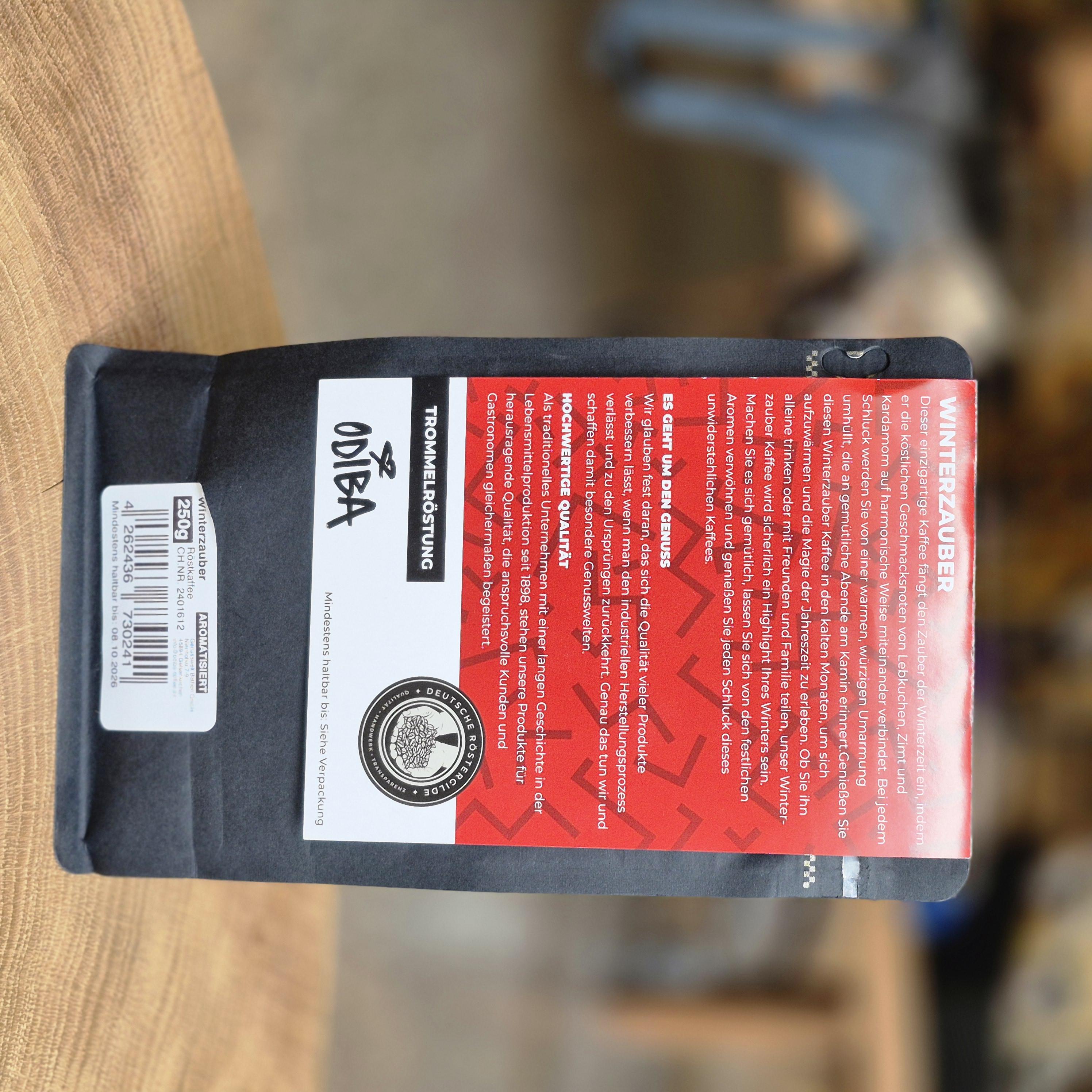 Winterzauber Kaffee 250g 100 % Arabica Kaffee