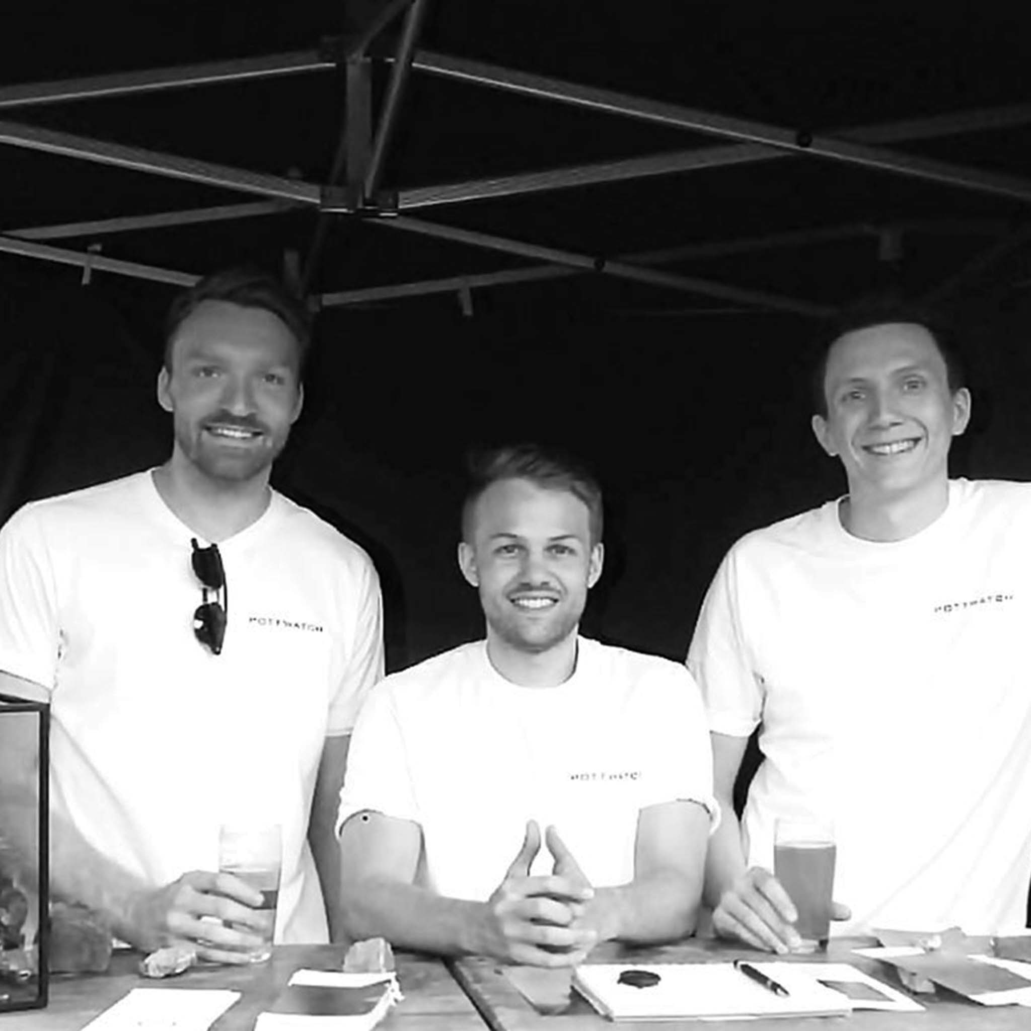 Pottwatch Gründer in Schwarz/weiß