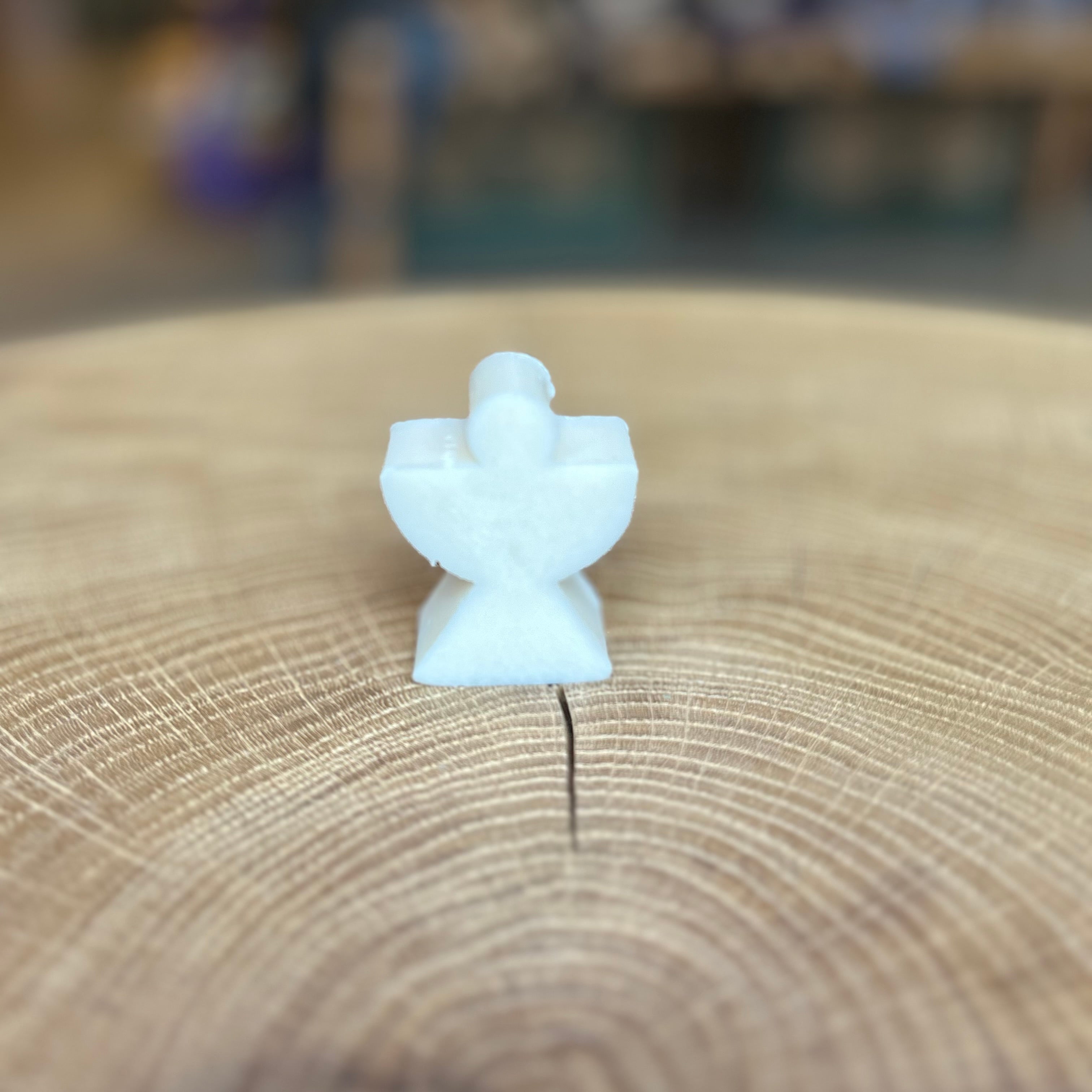 Handgemachte Engel Seife mit  Kokos von Lebenshilfe Witten, natürliche Pflege-Seife in Engel-Form, ca. 25g, ideal als Geschenk oder für empfindliche Haut.