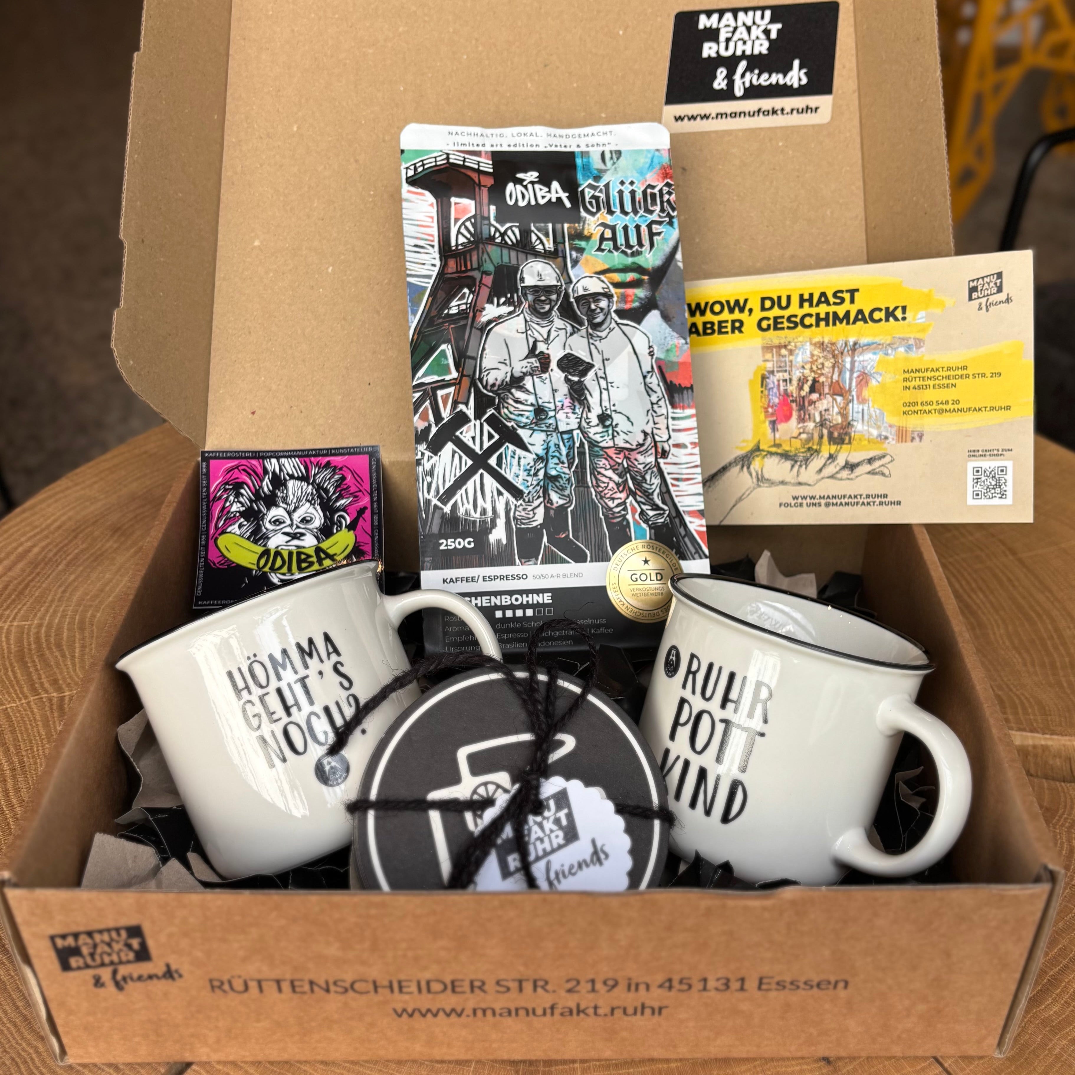 Geschenkbox Frühaufsteher