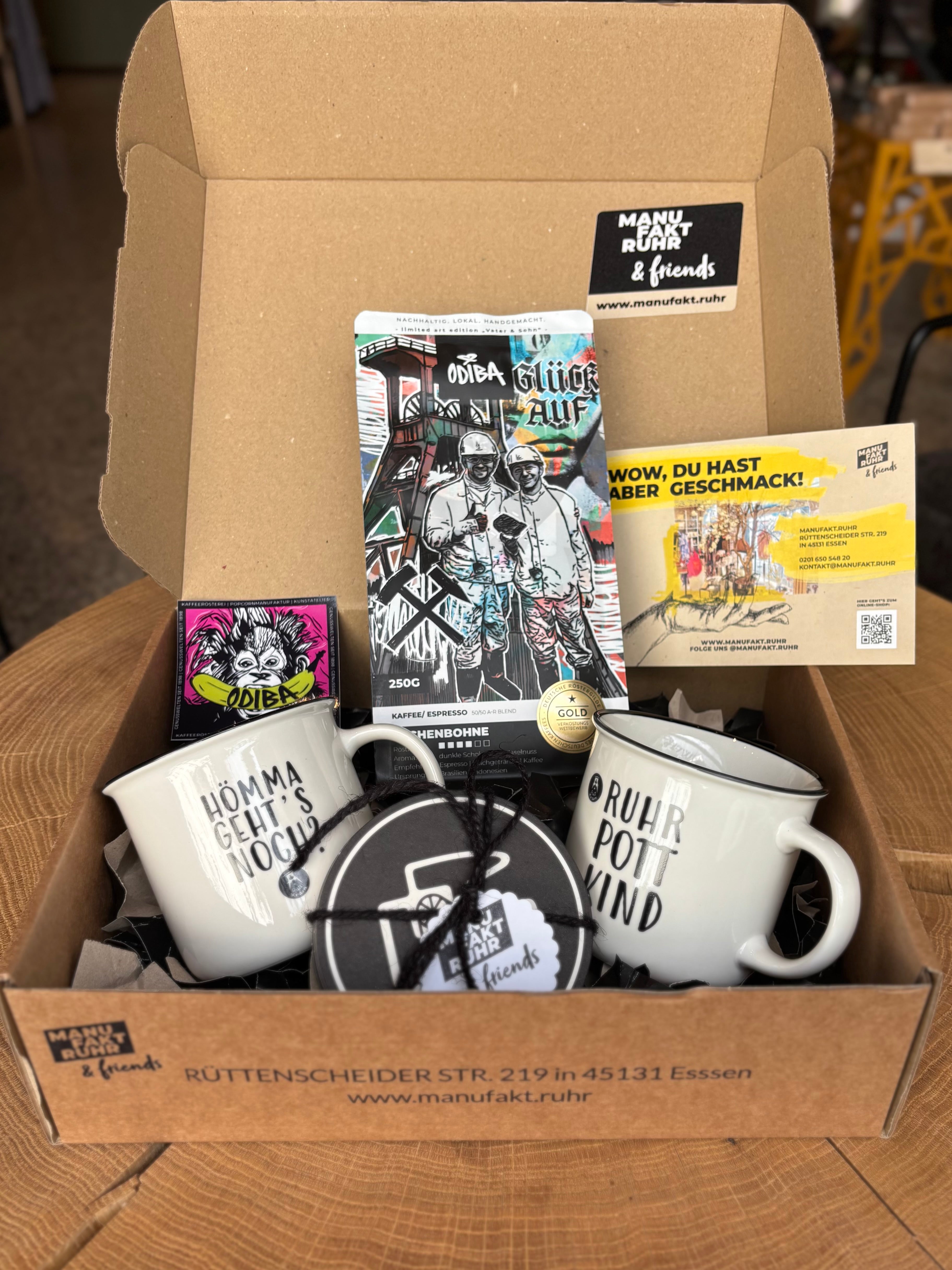 Geschenkbox Frühaufsteher