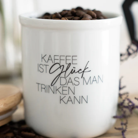 Vorratsdose Heldenglück Kaffee Glück