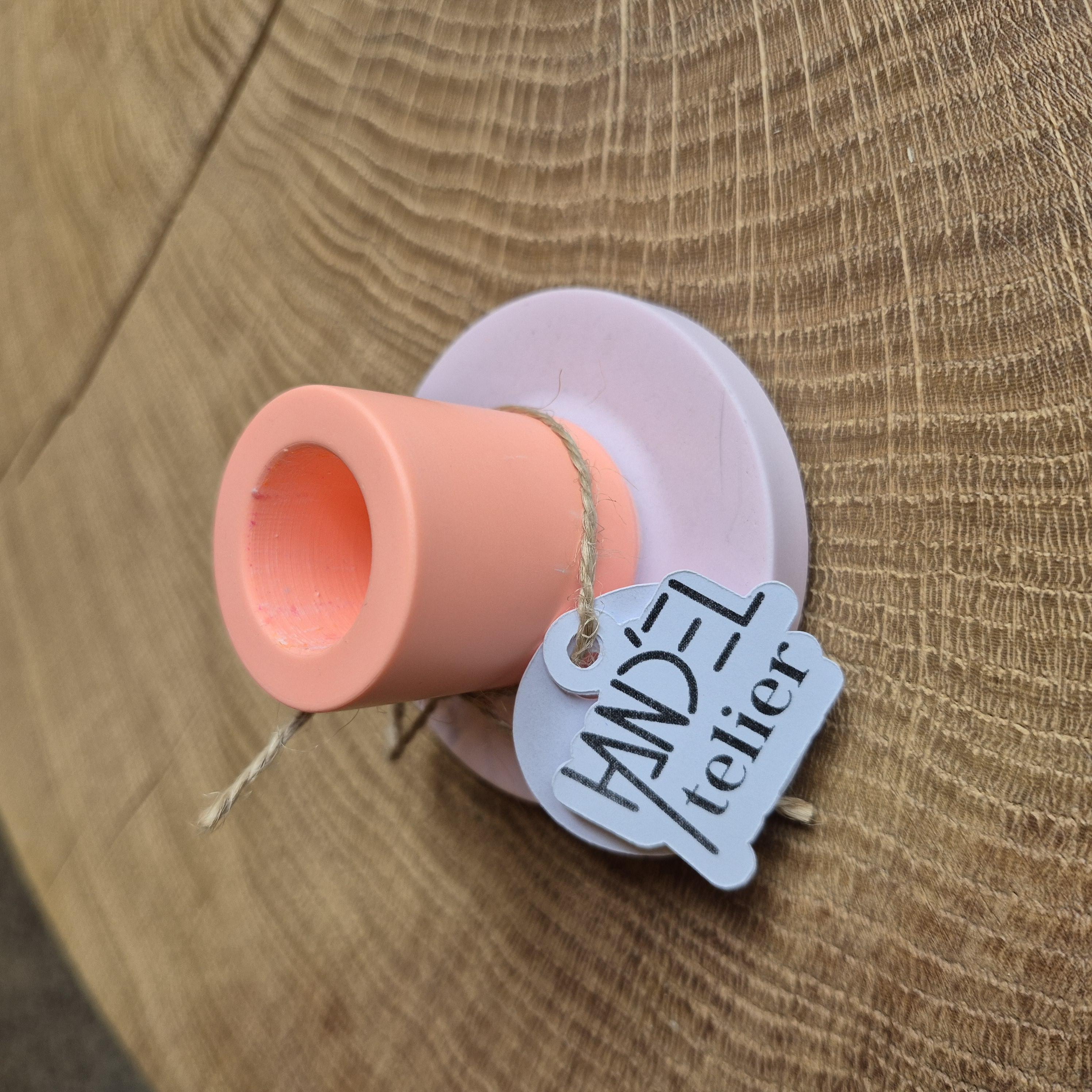 Kerzenständer Kerzenhalter Terrazzo Pastell Divers rund und hoch