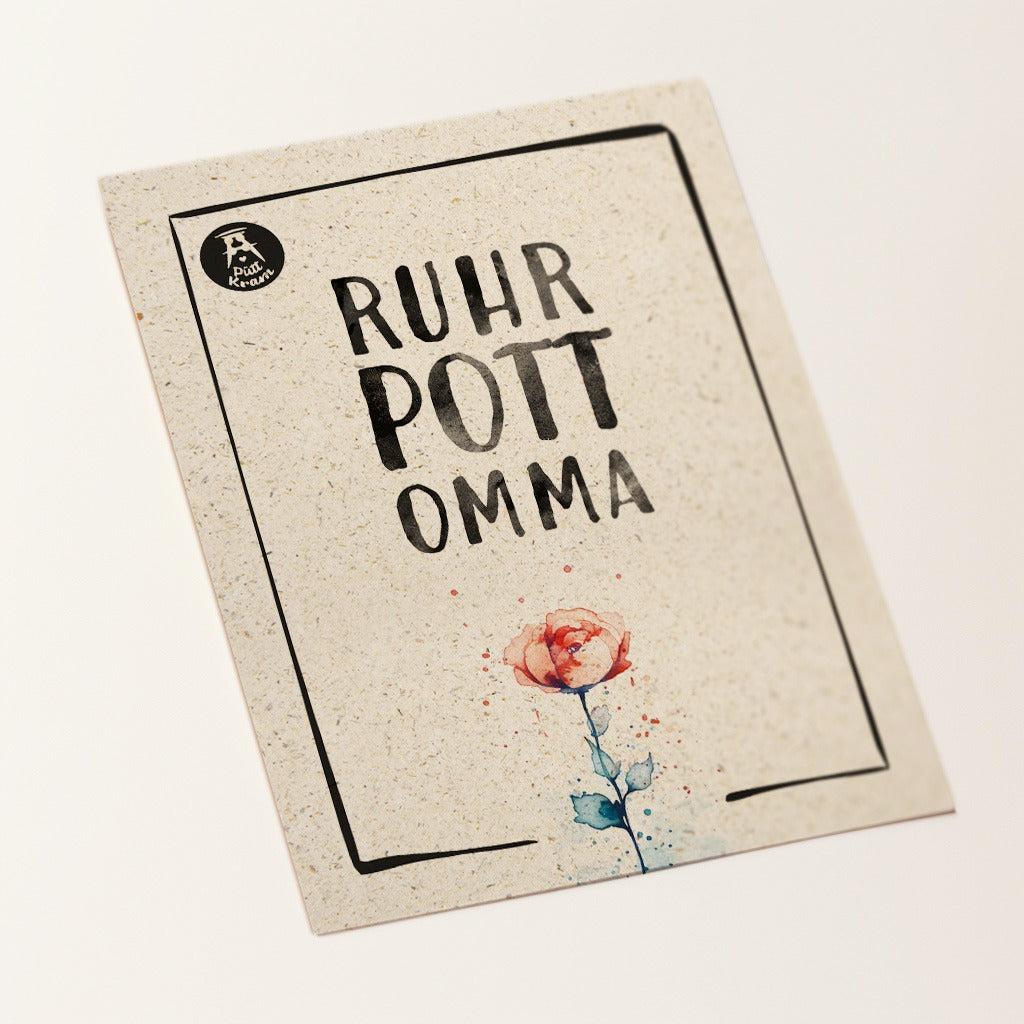 Postkarte Ruhrpott Omma Püttkram