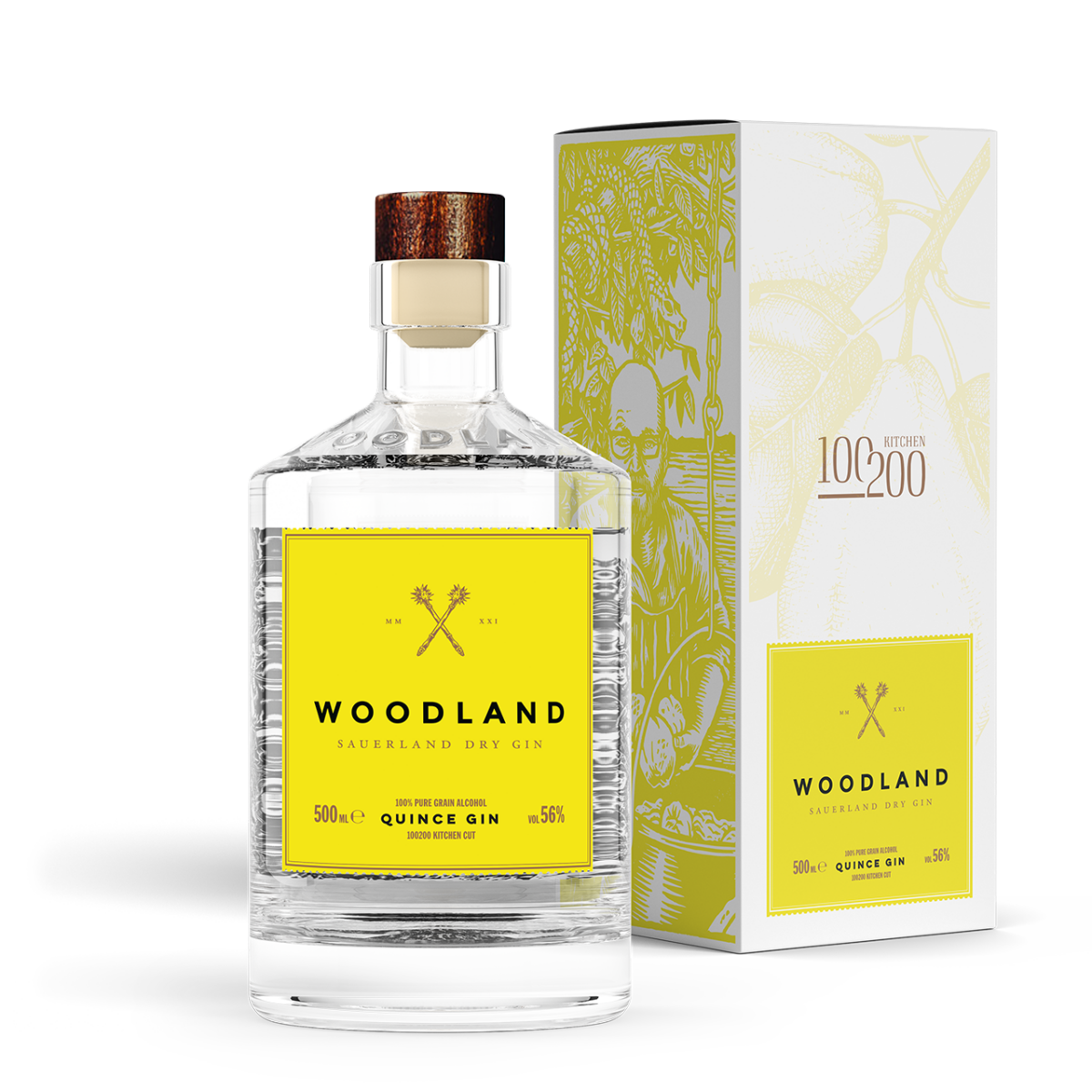 Woodland Quitten GIN Limitierte Edition (56% vol)