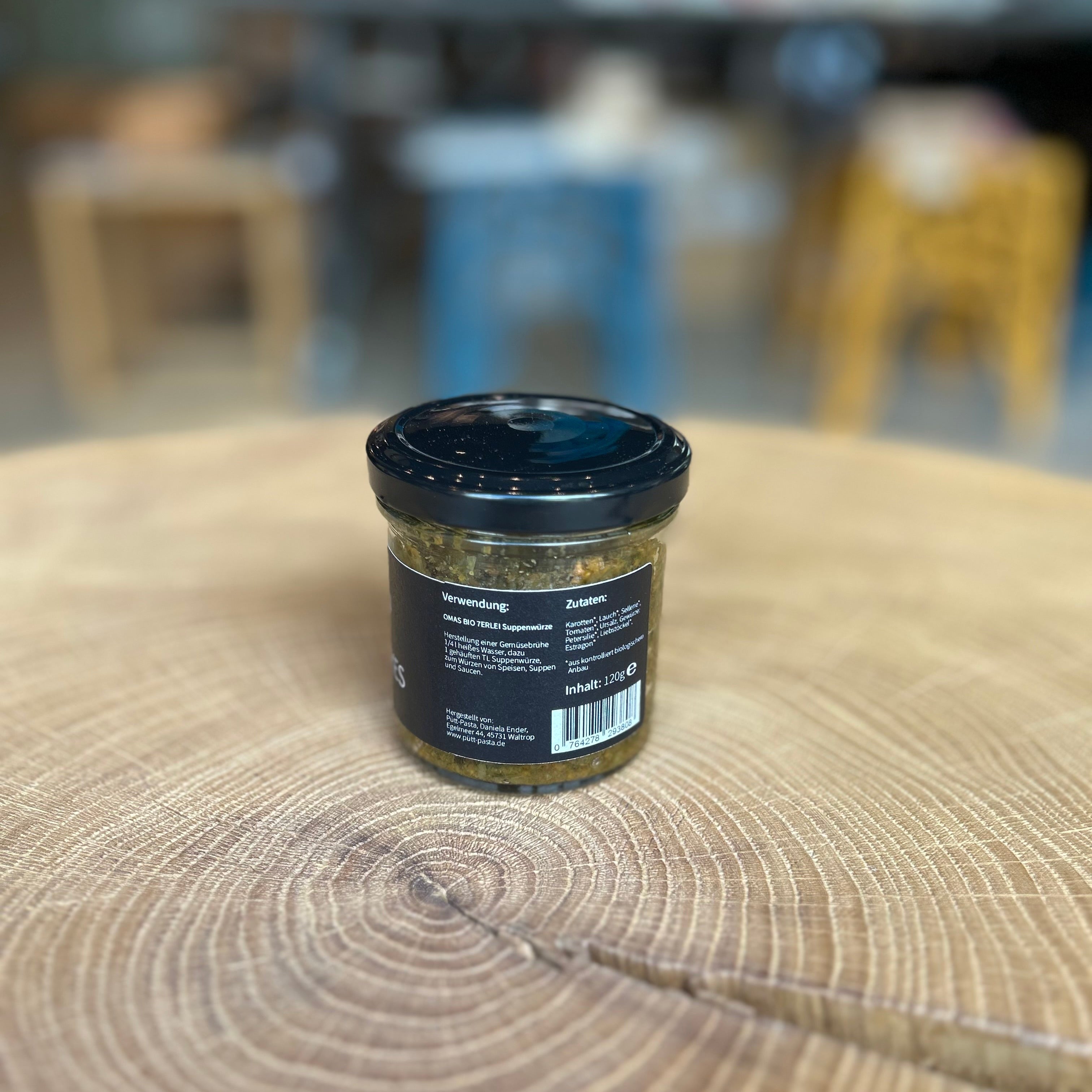 Schmackes Gemüsewürze im Glas – aromatische Gewürzmischung für Gemüse, Suppen und herzhafte Gerichte, regionale Feinkost aus dem Ruhrgebiet bei MANUFAKT.RUHR.