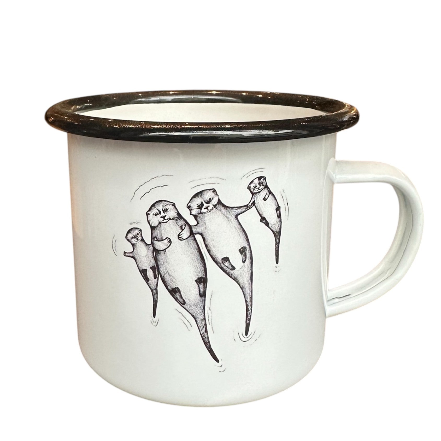 Ligarti Emaille Tasse Otter