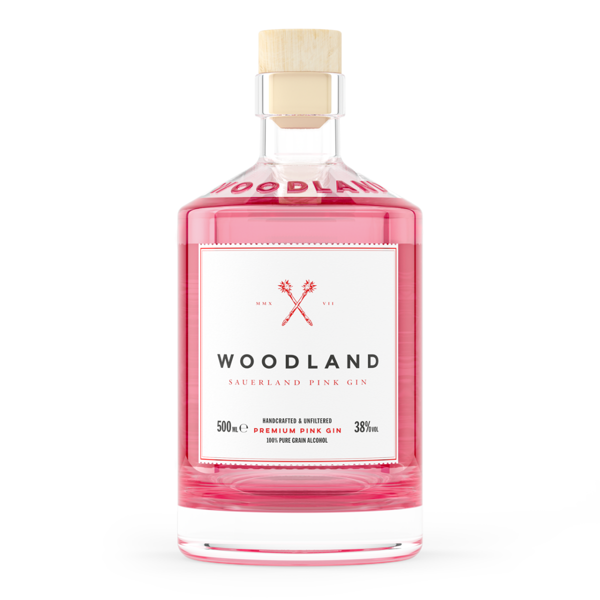 Woodland Sauerland Pink Gin (38% vol)