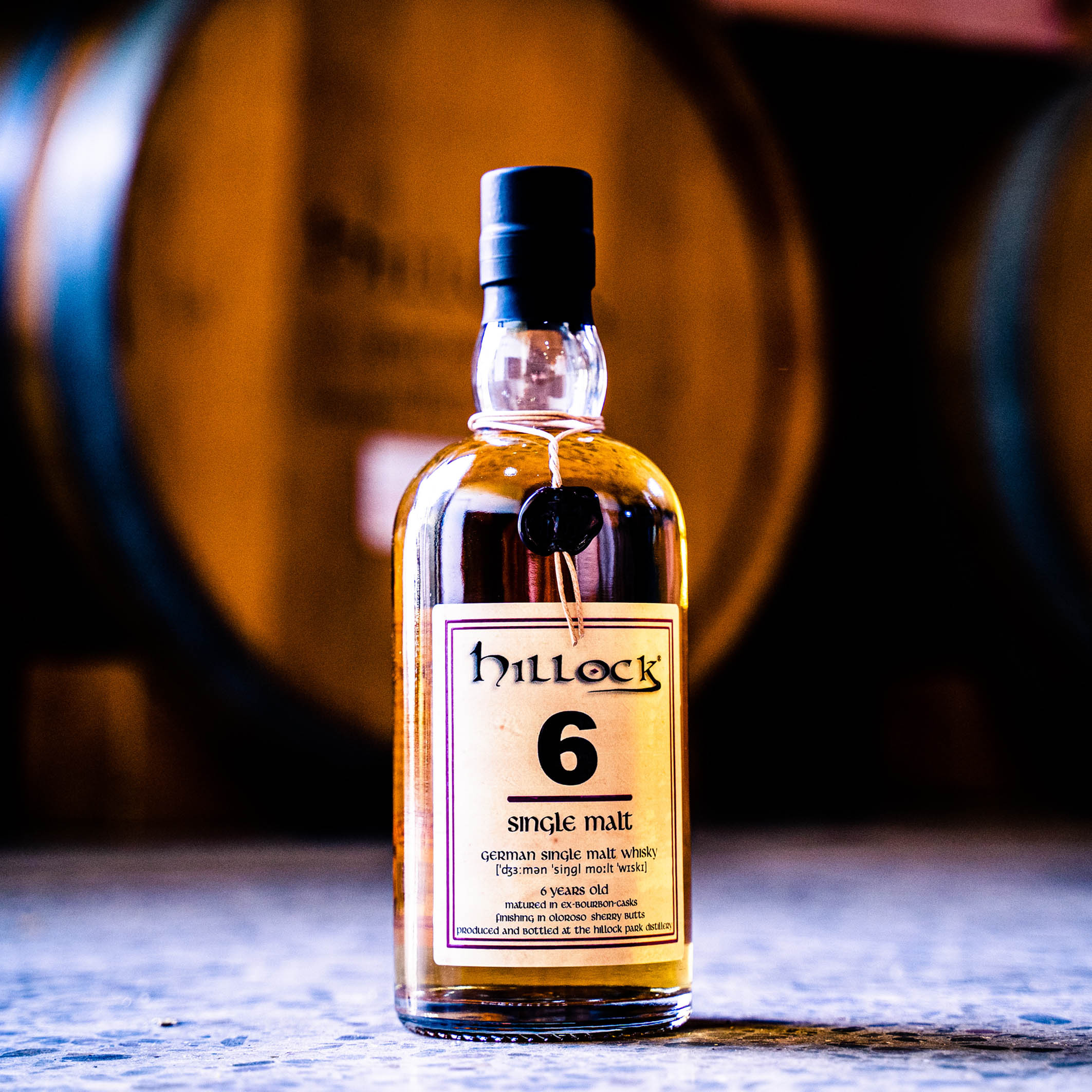 Hillock 6, Single Malt Whisky  (46% vol)